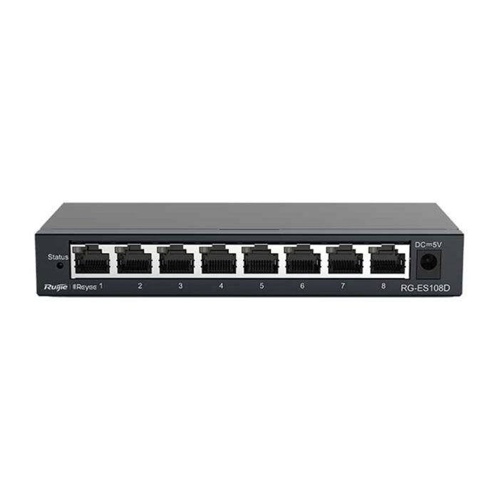 5937 thiet bi chuyen mach 8 cong switch ruijie rg es108gd